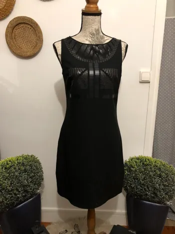 Robe noire sequins Promod