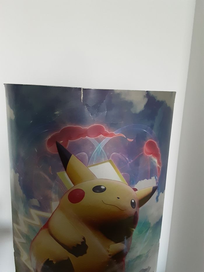 Panneau pliable  en carton publicitaire marque pokemon recto verso de 1m 50 de hauteur sur 60 cm de largueur - photo numéro 7