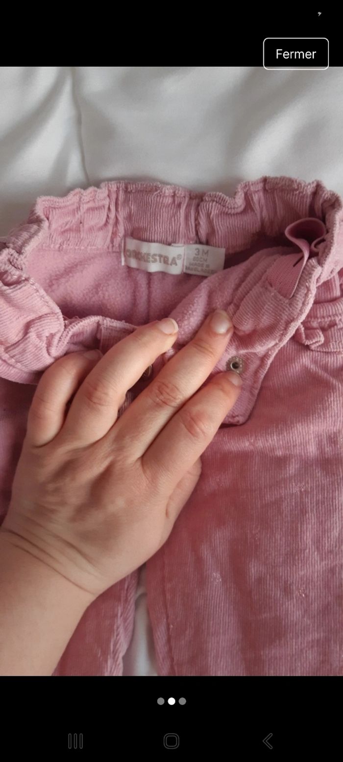 Pantalon bébé fille 3 mois - photo numéro 2