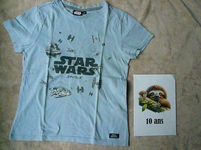 Lot de 2 tee-shirts garçon 10 ans (n°46) - photo numéro 2