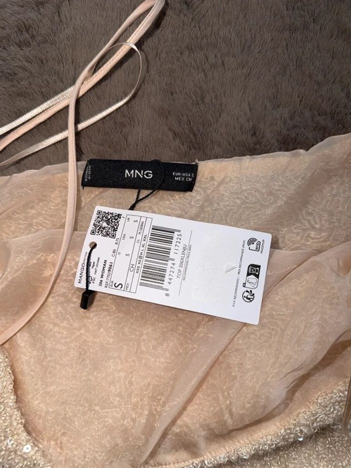 Top pailleté Mango – taille S – neuf avec étiquette - photo numéro 7