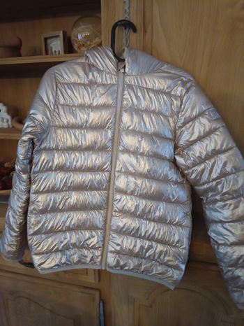 Doudoune dorée 12 ans