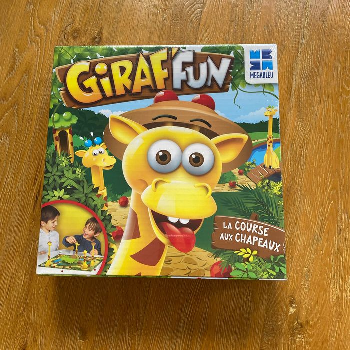 Jeu Giraf’fun de Megableu La course aux chapeaux a partir de 4 ans