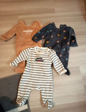 Lot pijamas chaud 
