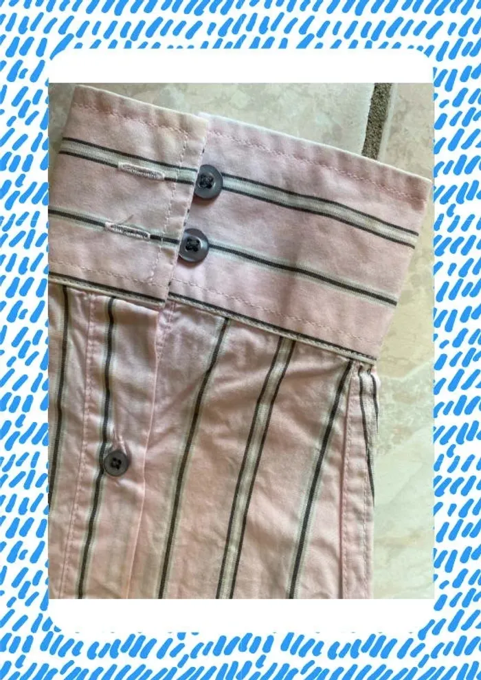 Chemise à rayures Tex XL - photo numéro 6