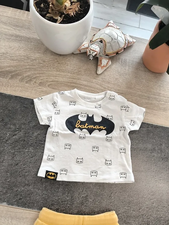 Ensemble été 2 pièces garçon 3 mois Batman - photo numéro 8