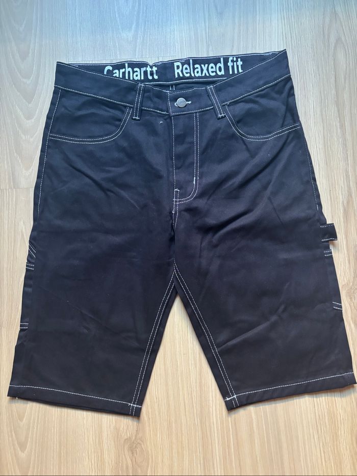Short Carhartt Single Knee Rework Noir M / 32 - photo numéro 3