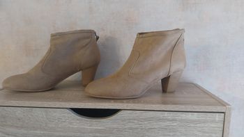 Bottines beige taille 42