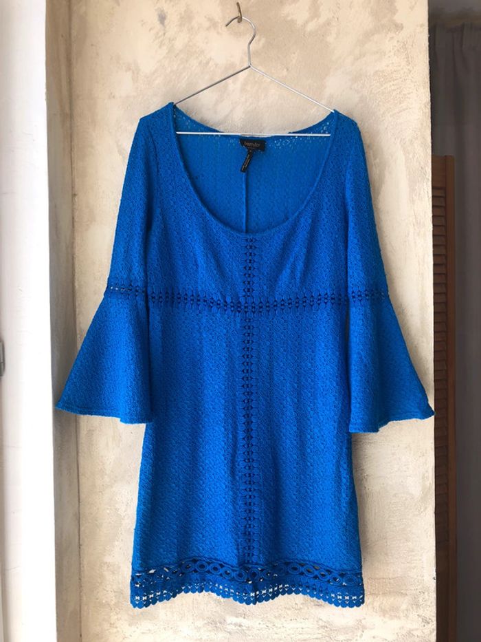Robe mini bleu roi Laundry M