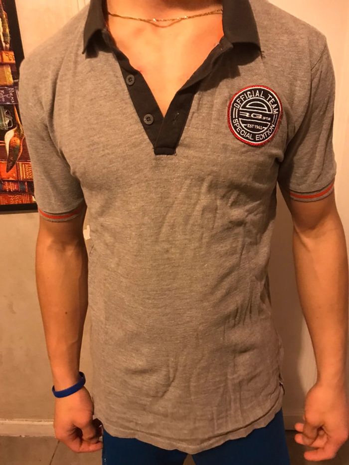 T-shirt/Polo gris RG512 taille M édition limité - photo numéro 2