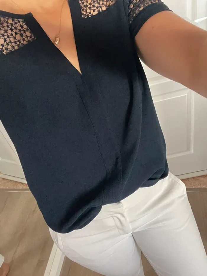 Ensemble blouse + pantalon - photo numéro 2