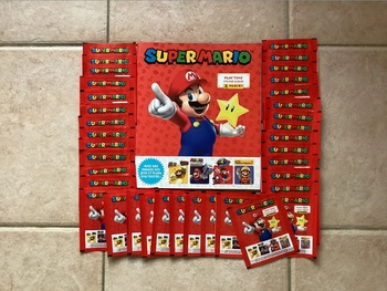 Panini - Super Mario Play Time Stickers - Album + 40 pochettes