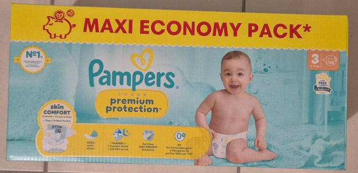 Couches pampers prenium protection T3