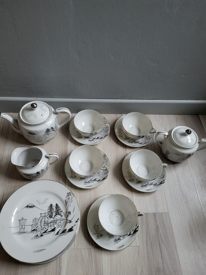 Service à thé et à dessert japonaises - photo numéro 2