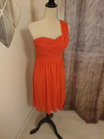 Robe cocktail corail