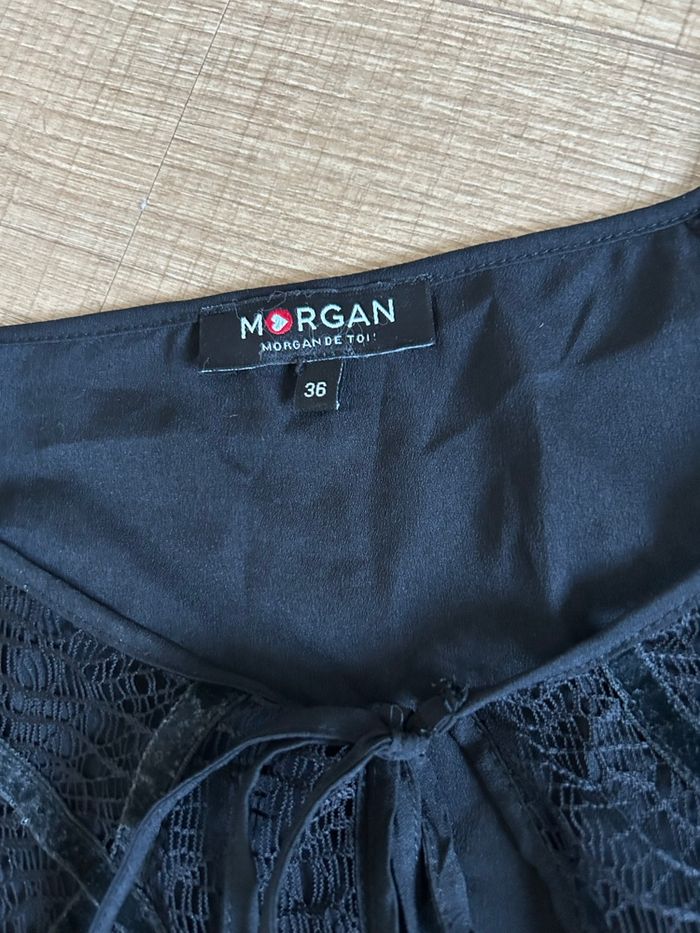 Blouse noire à manches longues Morgan taille 36 jamais portée - photo numéro 9