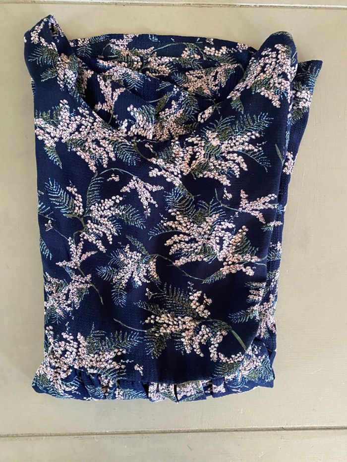 Robe d'été It Hippie bleu marine à fleurs taille S/M - photo numéro 19
