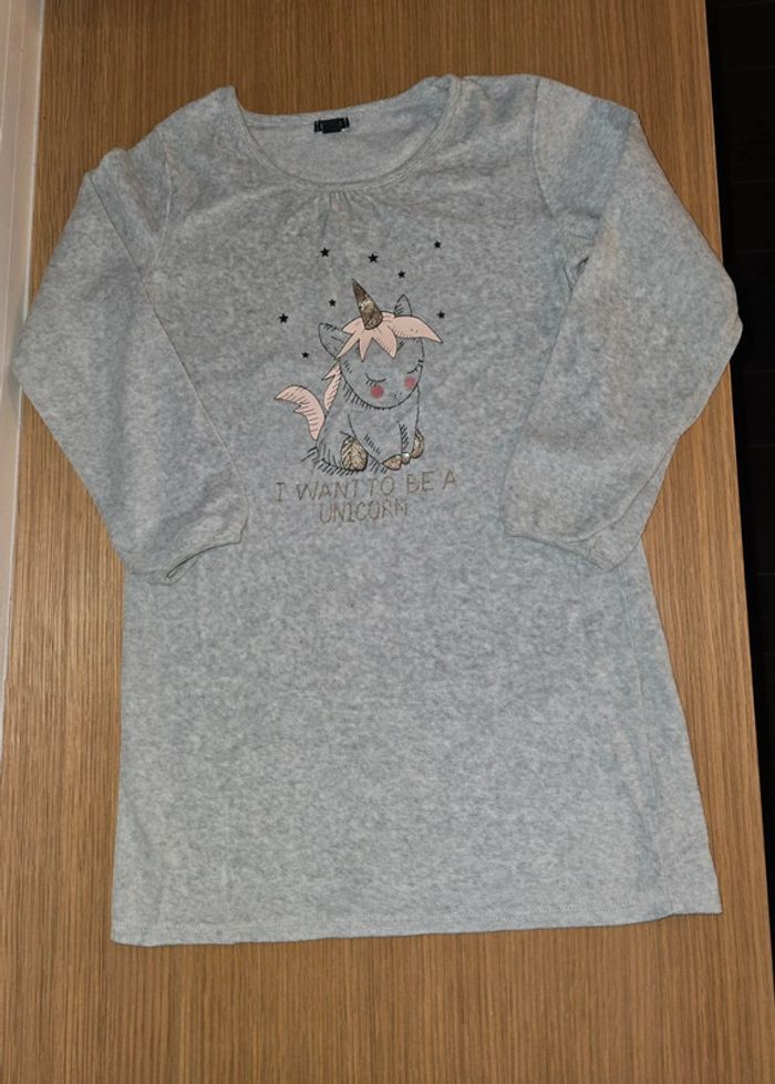 Chemise de nuit licorne 8 ans