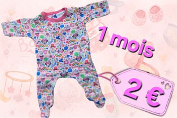 pyjama fille 1 mois