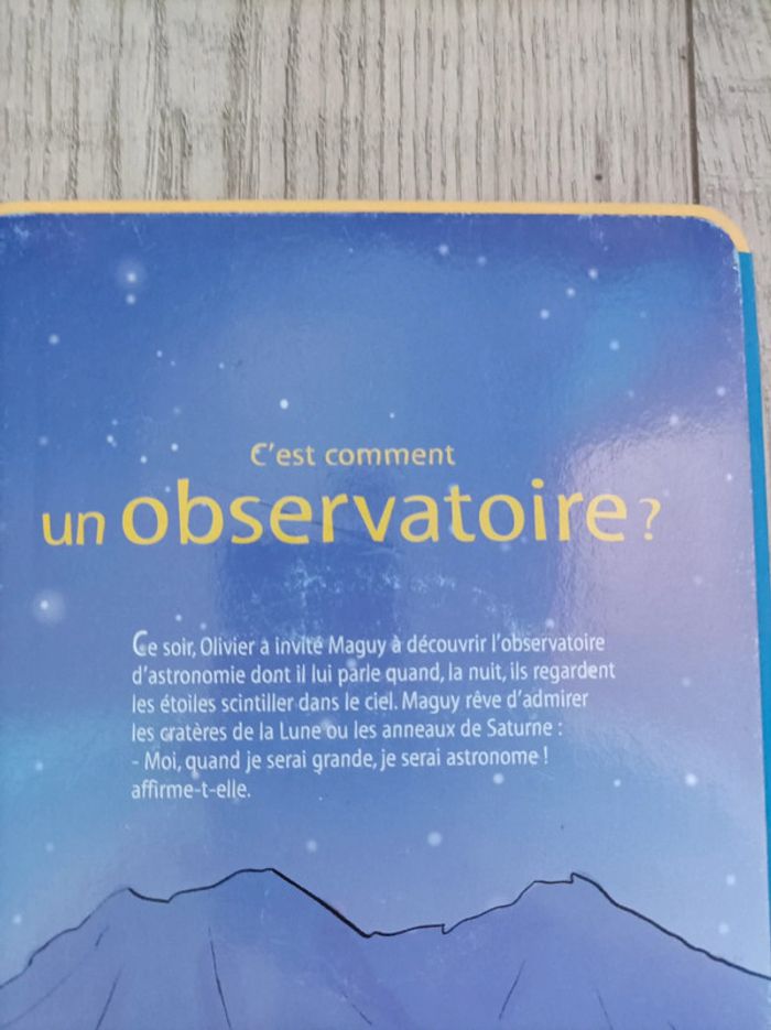 Joli livre "c'est comment un observatoire ?" - photo numéro 6