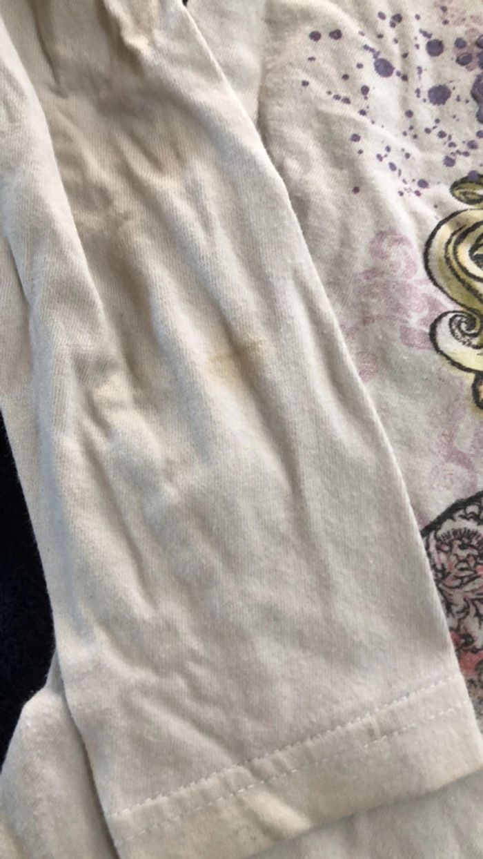 T-shirt manches longues fille 8 ans - photo numéro 3