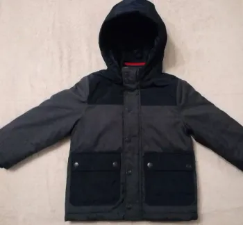 Manteau bleu marine DPAM 3 ans (réf perso P39)(familleac72)