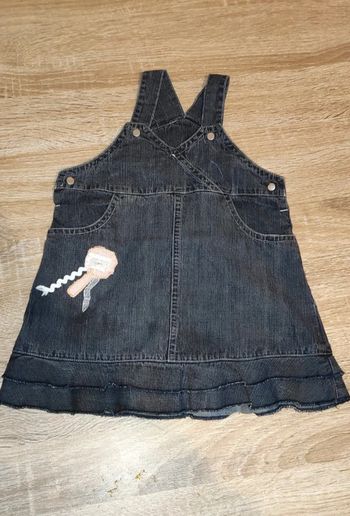 Robe salopette fille 9 mois