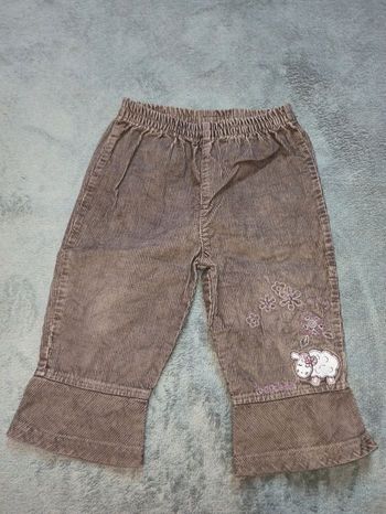 Pantalon côtelé 12 mois