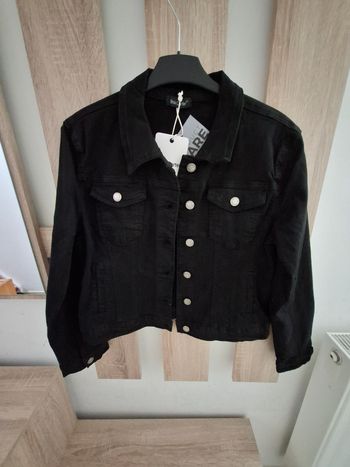Veste en jeans noir xl