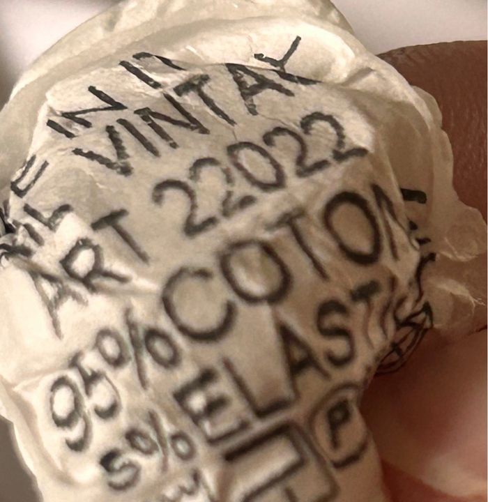 T-shirt blanc col v April Vintage 38-40 - photo numéro 6