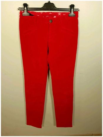 C13 pantalon rouge IKKS W24