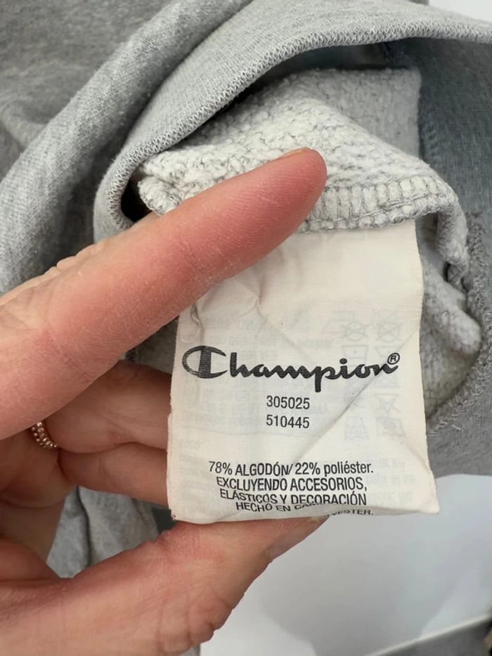 Sweat Champion garçon 11-12 ans gris parfait état - photo numéro 4