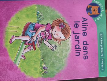 Livre Aline dans le jardin