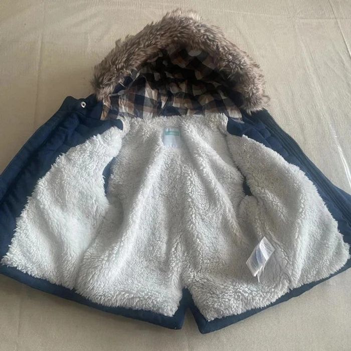 🧥 Manteau bleu Obaïbi pour enfant 🧥 - photo numéro 5