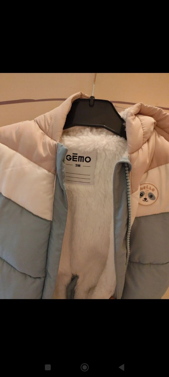 Combinaison pilote à capuche doublure fourrure - photo numéro 3