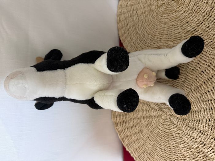 Peluche - Vache noire et blanche - photo numéro 6