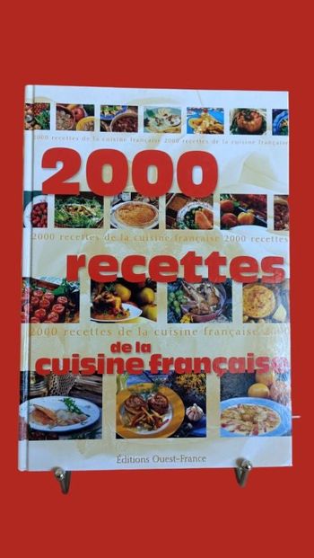 Livre 2000 recettes de la cuisine française