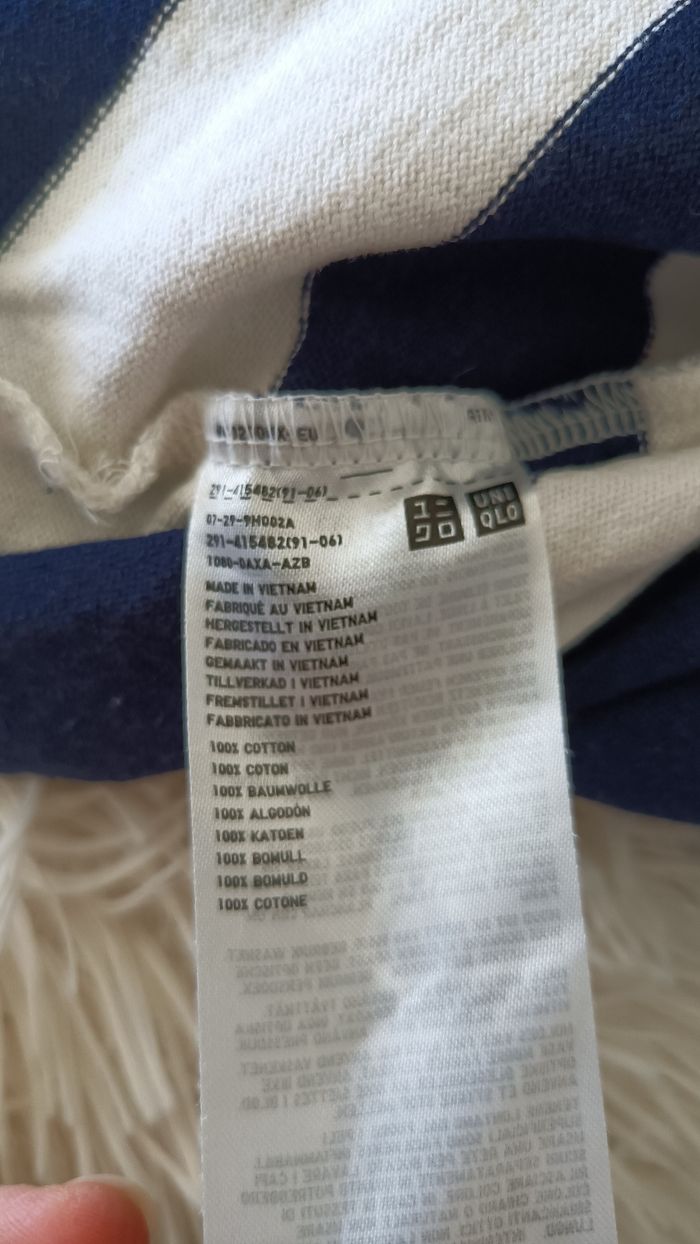 Robe rayure coton UNIQLO T.36 - photo numéro 7