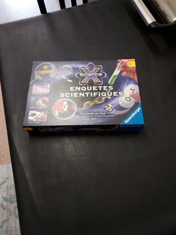 Jeu enquêtes scientifiques 8 ans et +