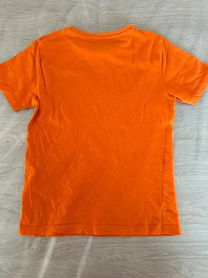 T-shirt manches courtes orange - photo numéro 4