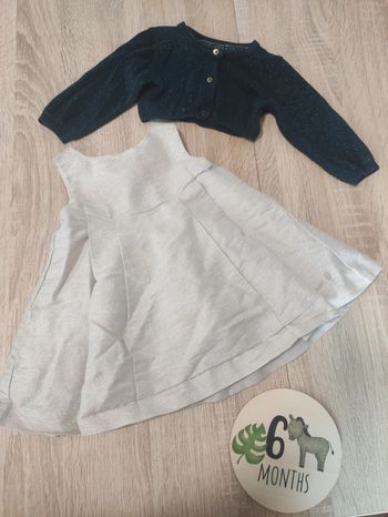 Robe et Boléro 6 mois