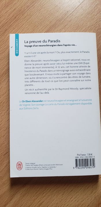La preuve du paradis par Dr Eben Alexander