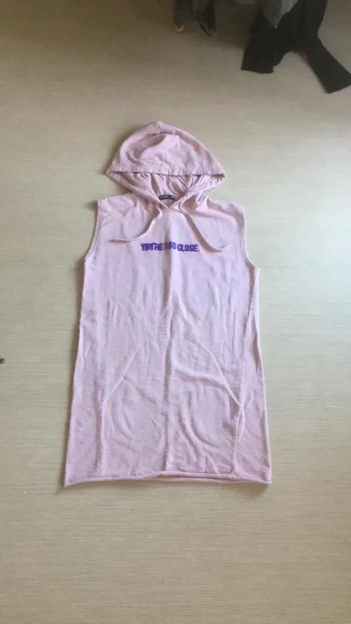 Robe sweat sans manches