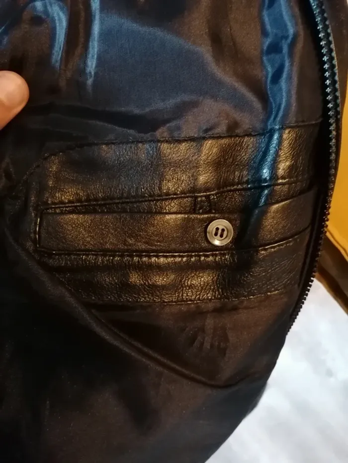 Veste cuir vintage broz brother's XXL - photo numéro 6