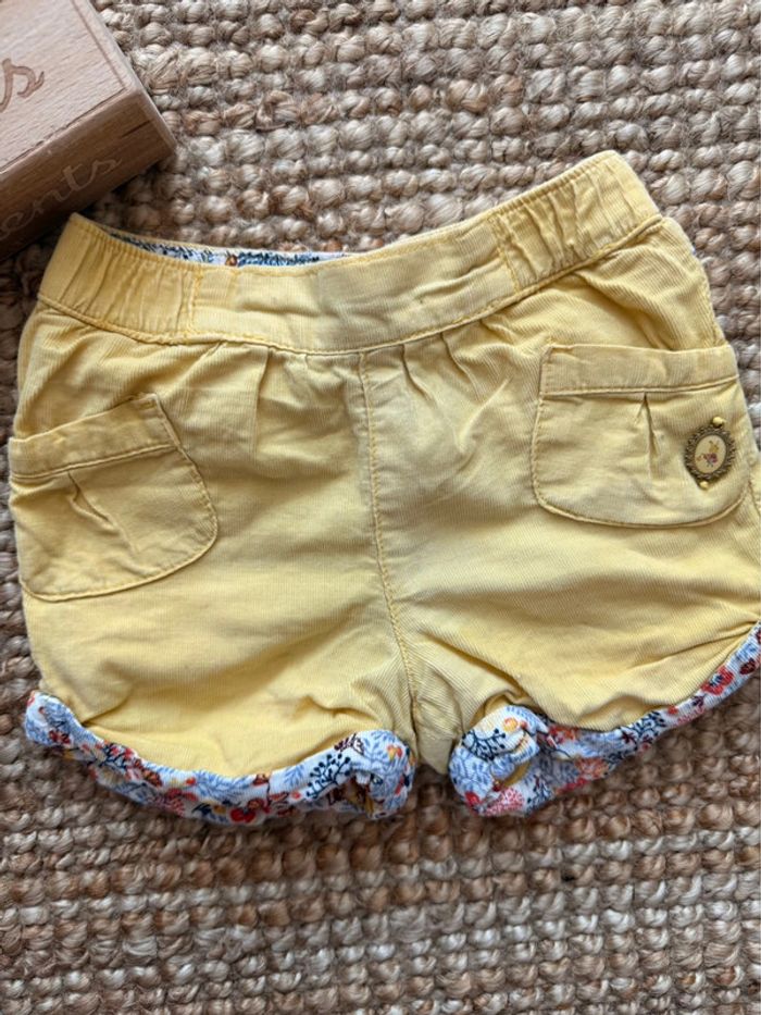 Short velours côtelé Sergent Major 6mois / 68cm - photo numéro 2