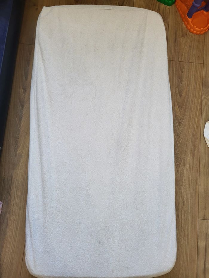 matelas 60 x120 cm aubert concept + alèses + draps housse - photo numéro 4