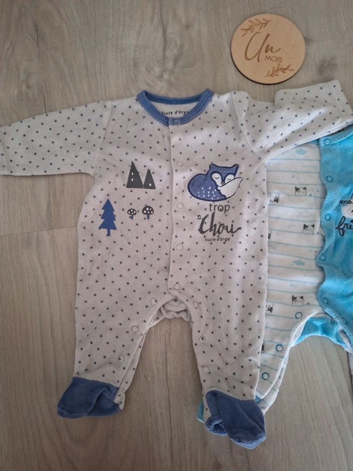 Lot de 2 pyjamas velours - photo numéro 2