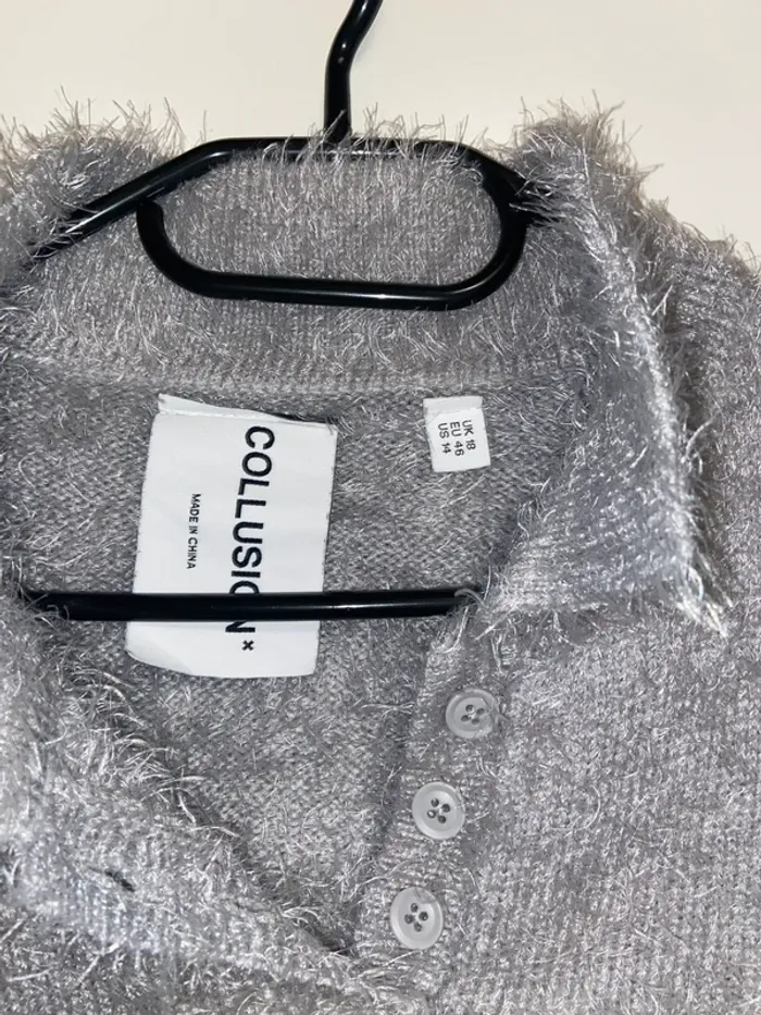 Pull gris - photo numéro 4