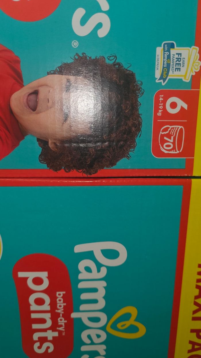 3 cartons couche pampers taille 6 - photo numéro 2