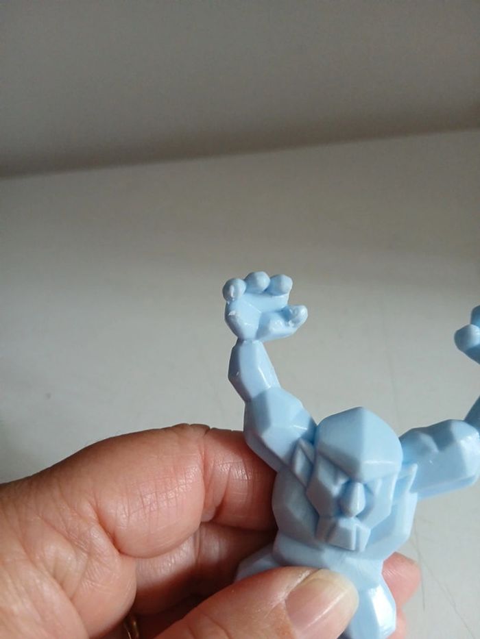 Figurine Arco 1987 mad scientist rare blue rock allien - photo numéro 7